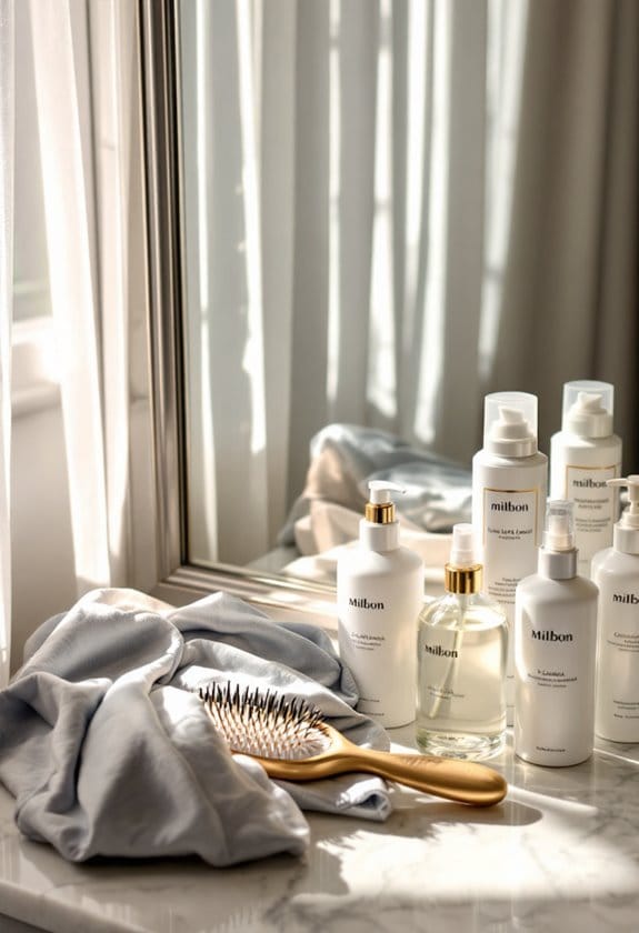 selecting milbon hair products