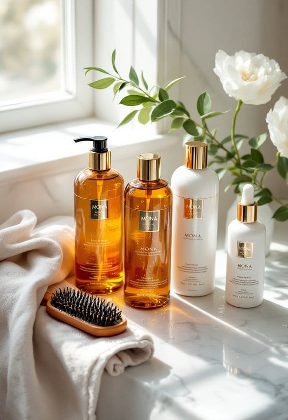 selecting mona hair products