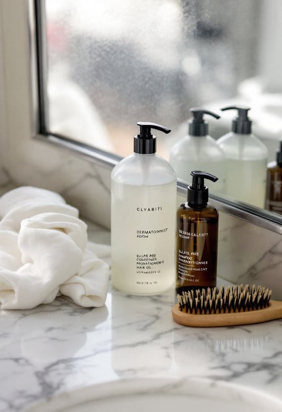 sensitive skin hair care