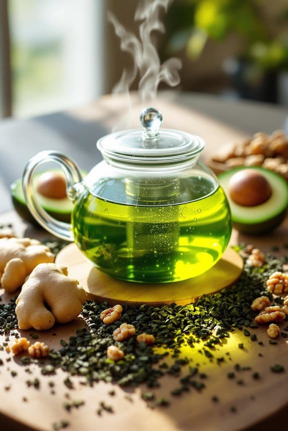 antioxidant rich green tea