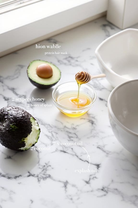 diy protein hair mask