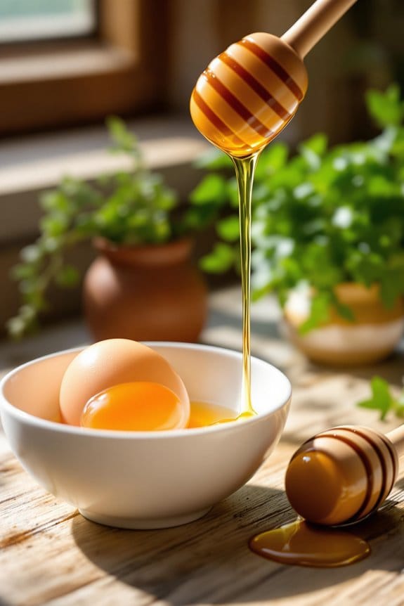 egg and honey blend