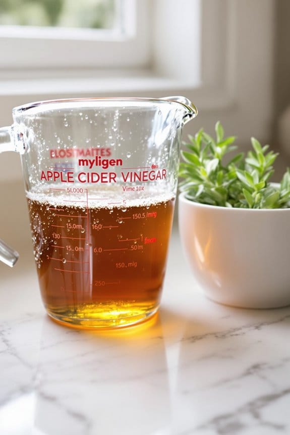 hair cleansing with vinegar