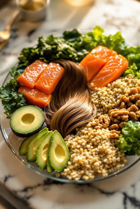 nutrition influences hair health