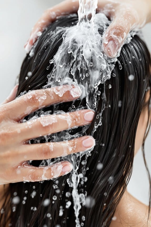 proper hair washing techniques