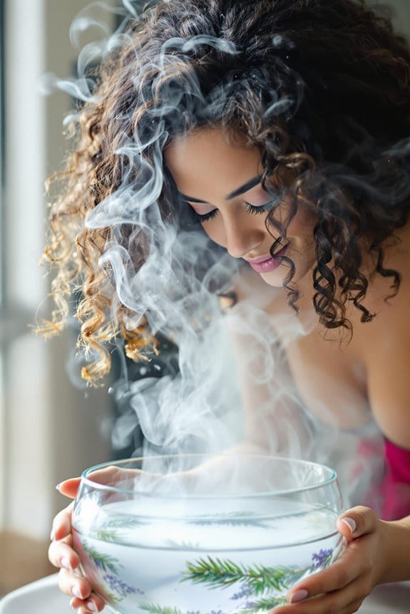 steam treatment for curly hair